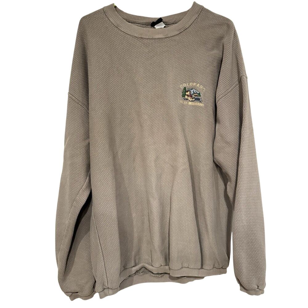 Vintage San Segal Sportswear Sweater Sweatshirt Colorado Rocky Mountains XL BUB
